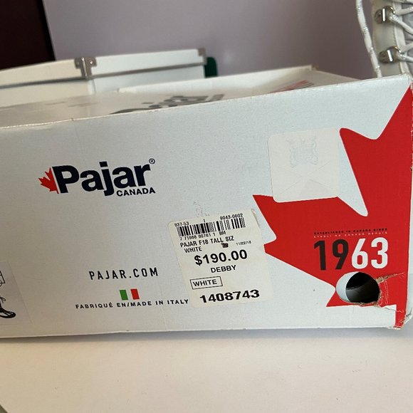 Pajar Tall White Debby Waterproof Boots Size 8 - Picture 3 of 10